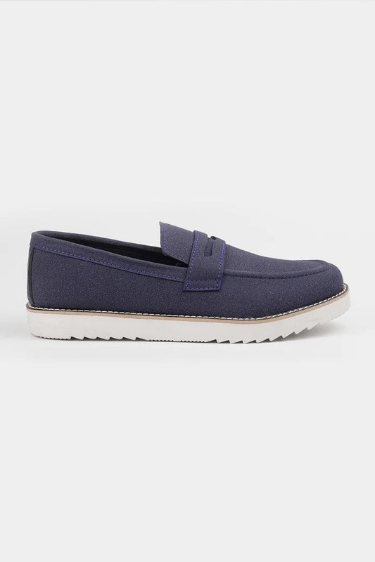 Slip On Suede Loafers - Ocean Blue BP-LP001-BL